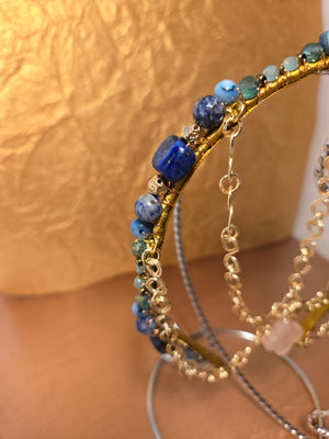 Lapis Lazuli & Sodalite Goddess Crown Goddess Crown