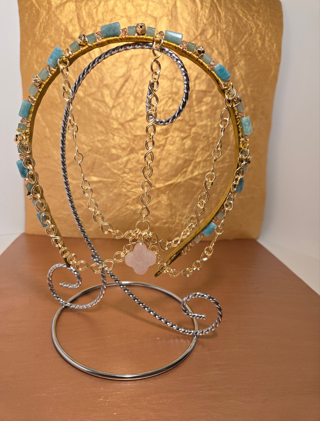 Amazonite & Aventurine Goddess Crown