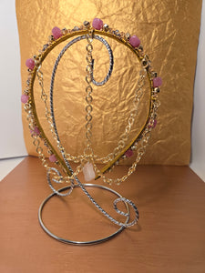 Cherry Quartz Goddess Crown