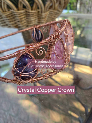 Custom Crystal Copper Crown