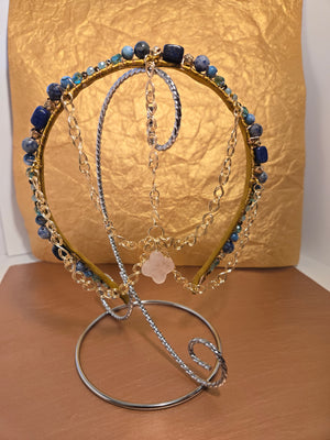 Lapis Lazuli & Sodalite Goddess Crown Goddess Crown