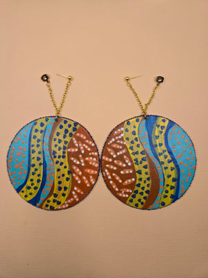 Reversible Wood Earrings