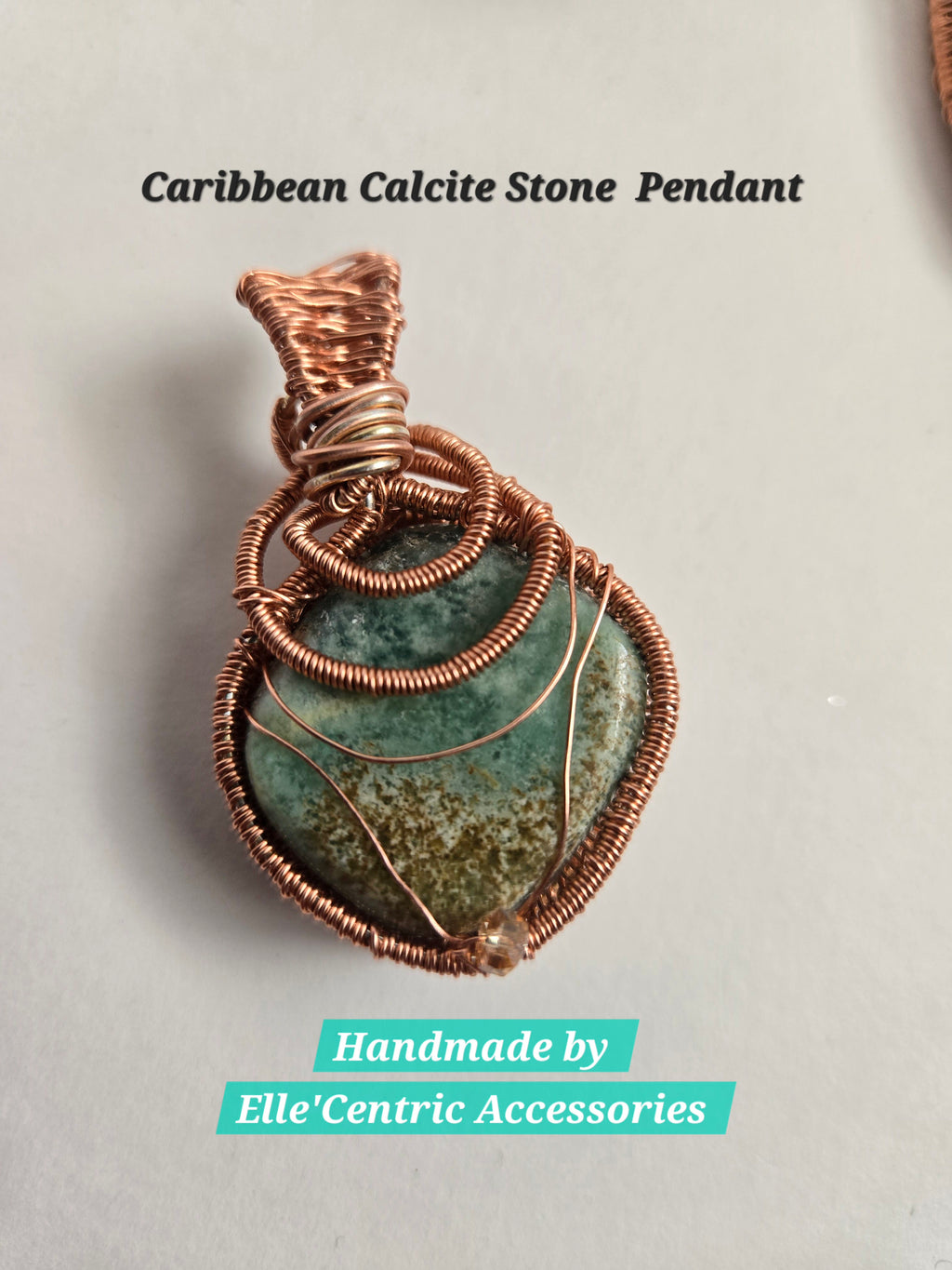 Caribbean Calcite Pendant