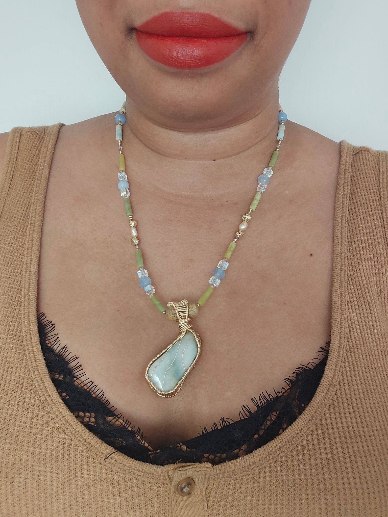 Jade Pendant Necklace