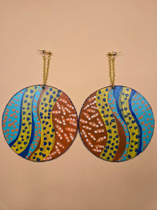 Reversible Wood Earrings