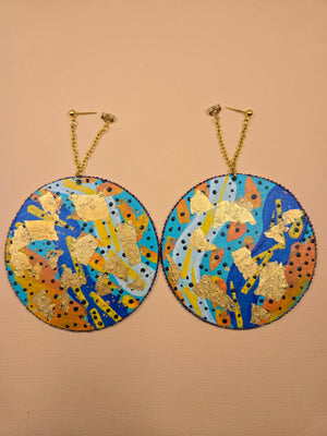 Reversible Wood Earrings