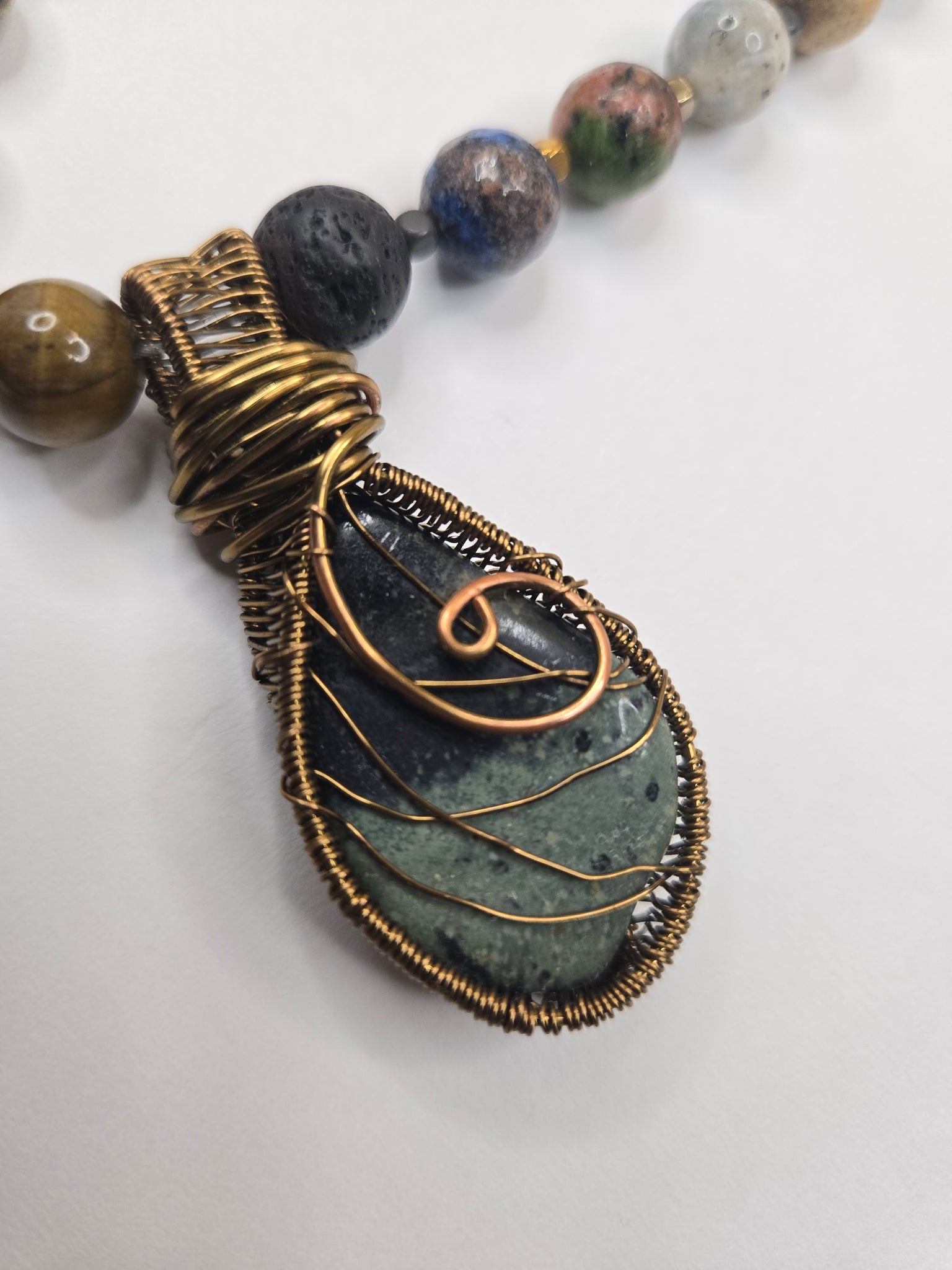 Kambaba Jasper Pendant Necklace