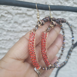 Crystal Sparkle Hoop Red Mix