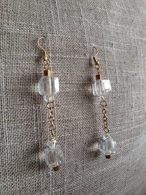 Floating Crystal Earrings