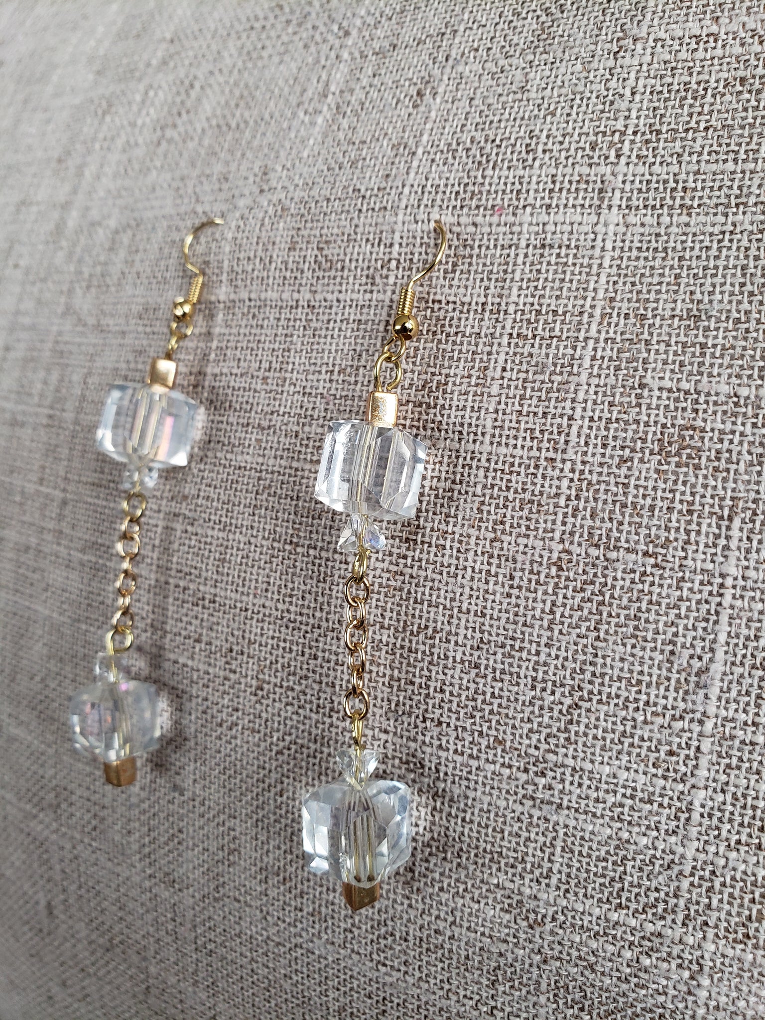 Floating Crystal Earrings