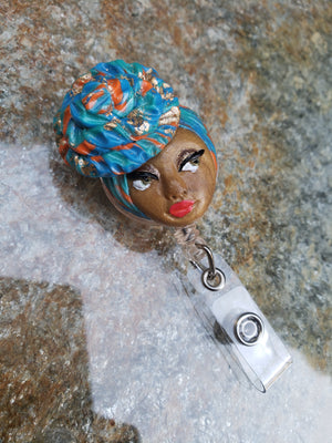 Miss Turban Tropical Badge Reel