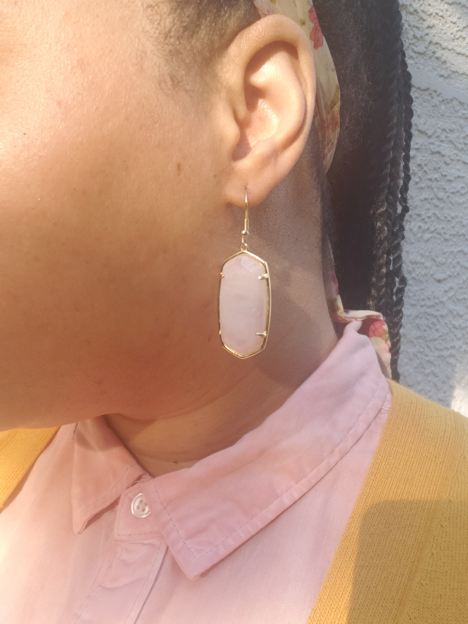 Rose Quartz Earrings