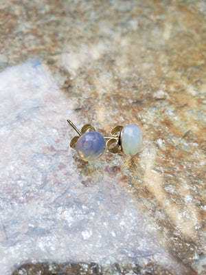 Small Dot Opalite Stud