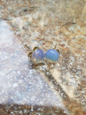 Small Dot Opalite Stud