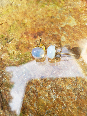 Small Dot Opalite Stud