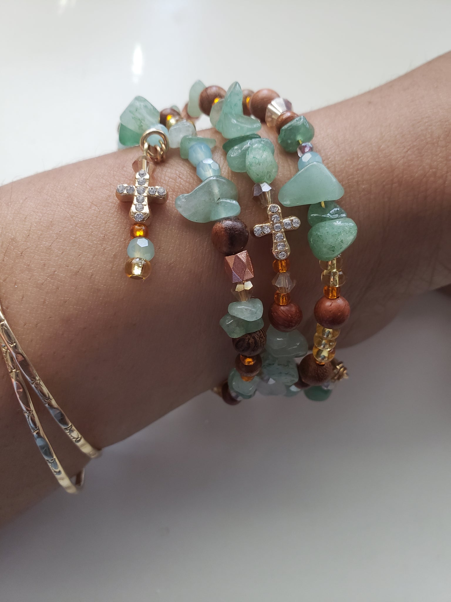 Trinity Aventurine Bracelet