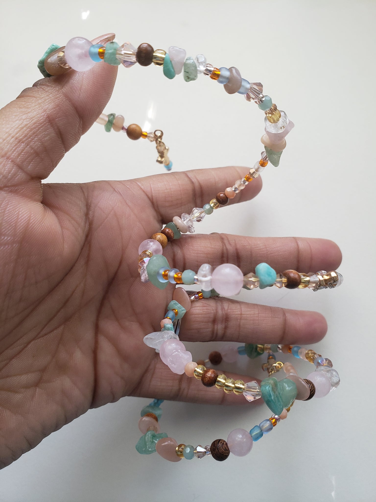 Trinity Semiprecious Stone Mix Bracelet