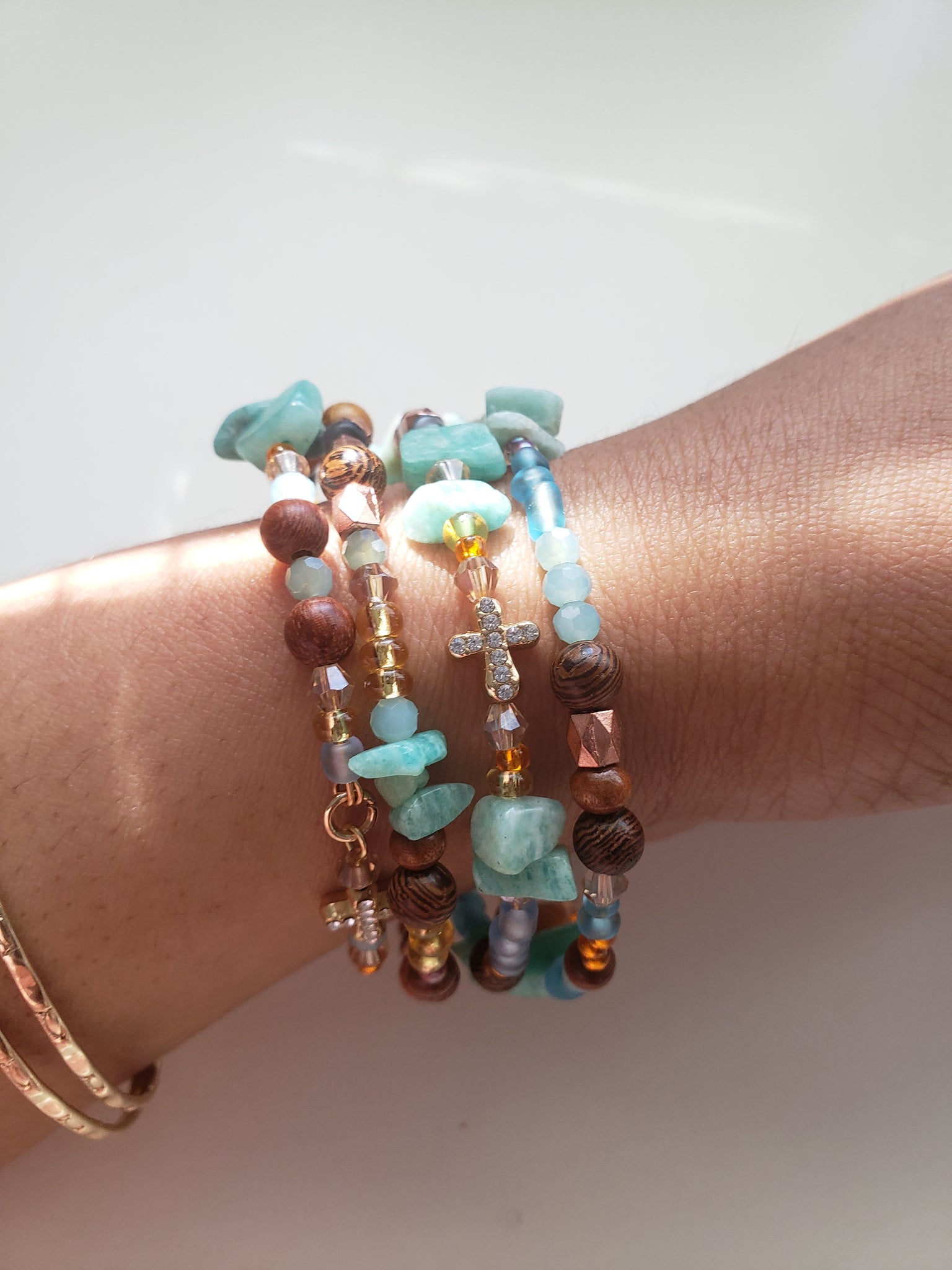 Trinity Amazonite Bracelet