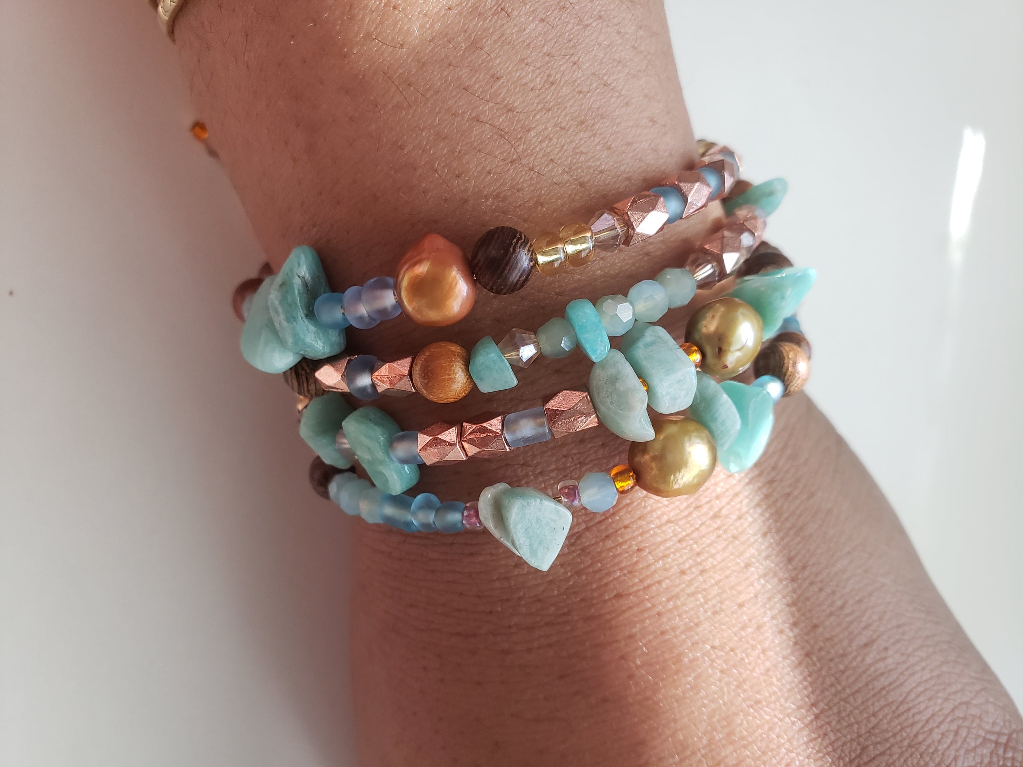 Trinity Amazonite Bracelet