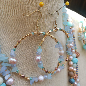 Beach Vibez Aqua Jewelry Set