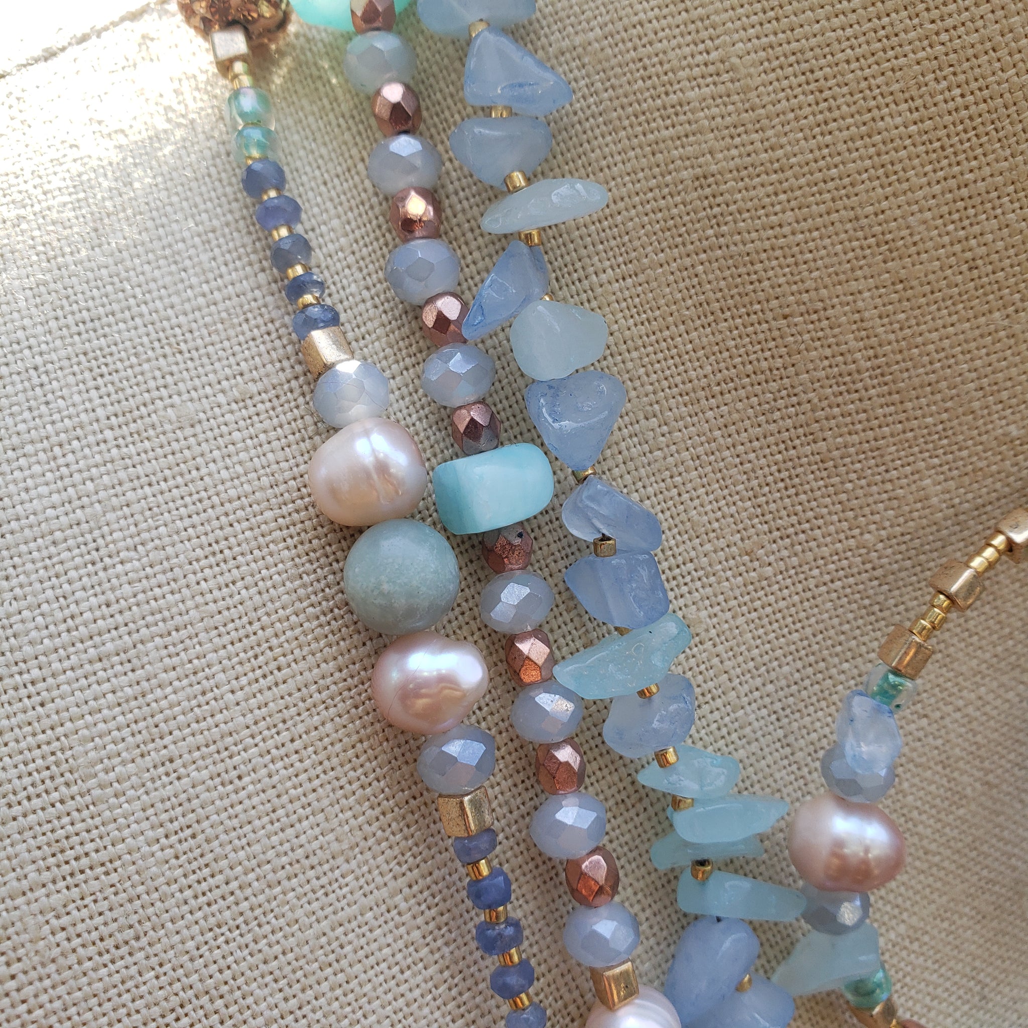 Beach Vibez Aqua Jewelry Set