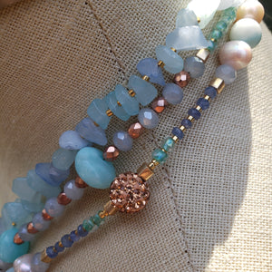 Beach Vibez Aqua Jewelry Set