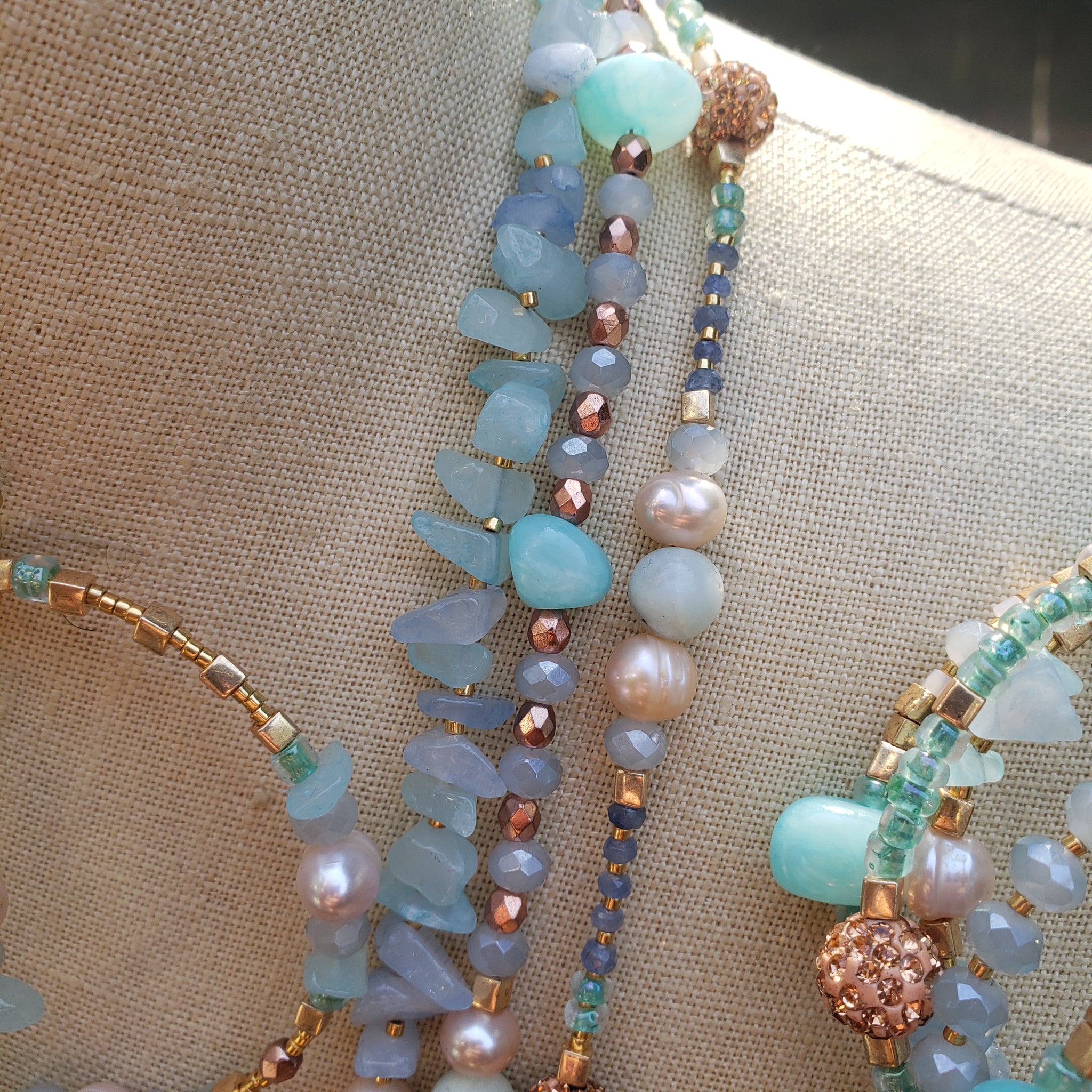 Beach Vibez Aqua Jewelry Set