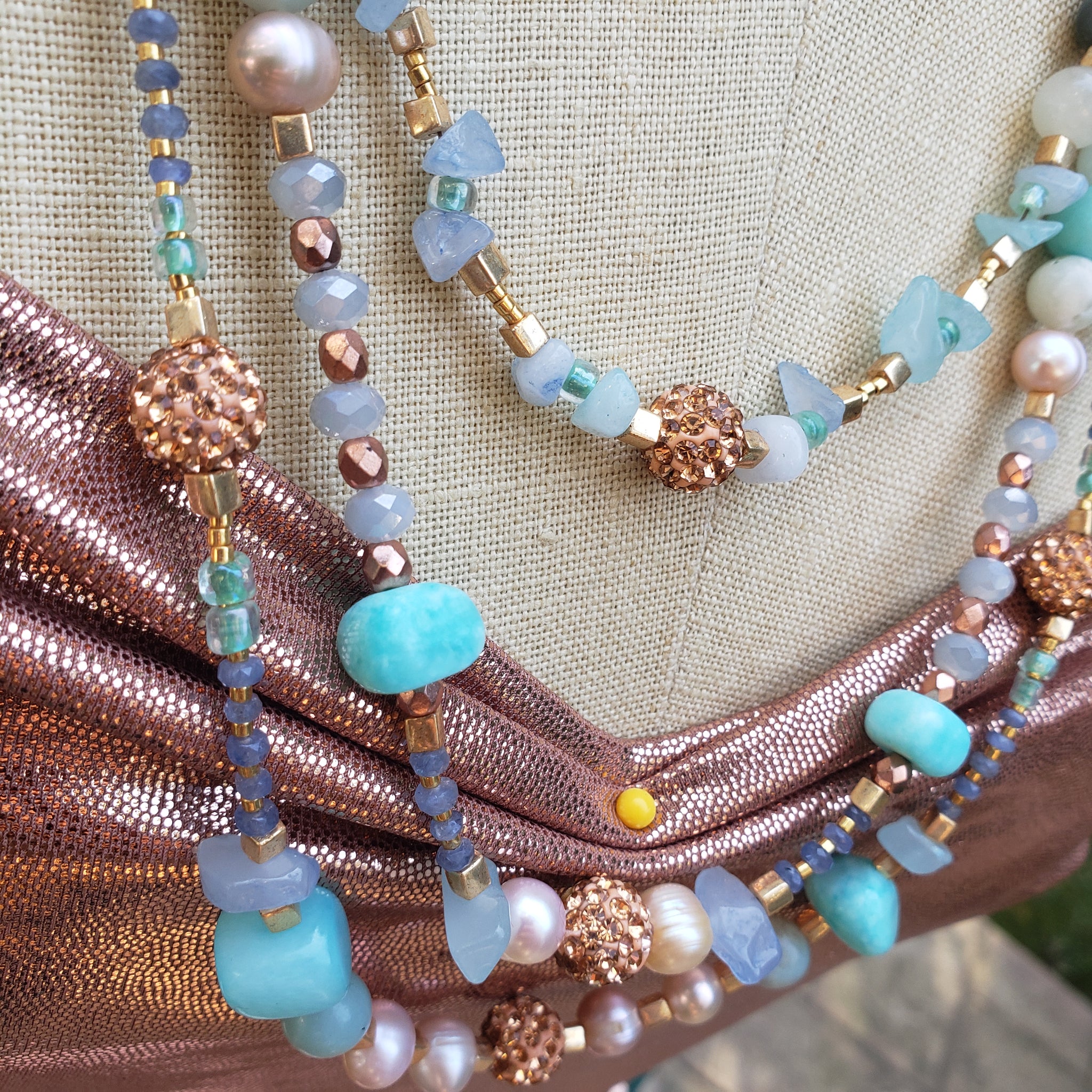 Beach Vibez Aqua Jewelry Set