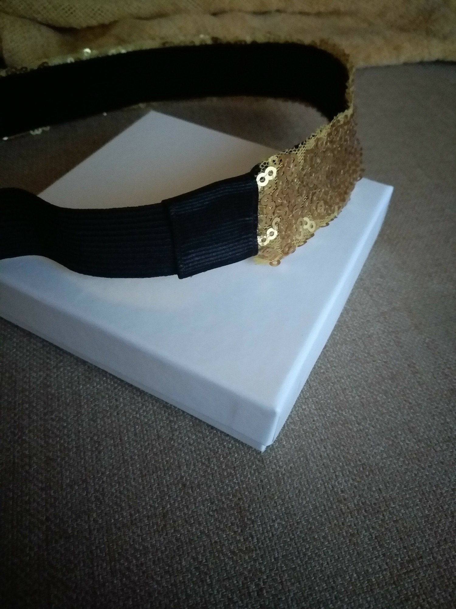 Gold Sequin Headband