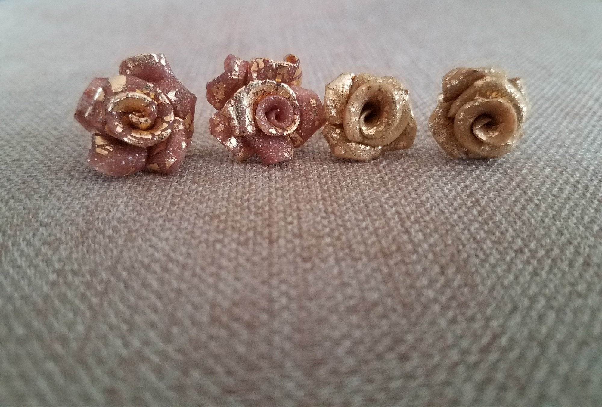 Rose Stud Set (2 Pairs)