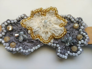 Satin Lace Stretch Headband