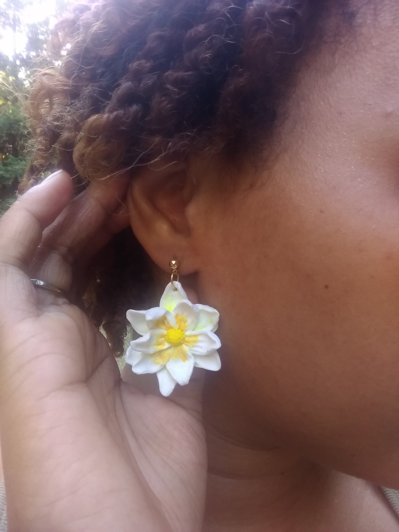 Magnolia Flower Stud