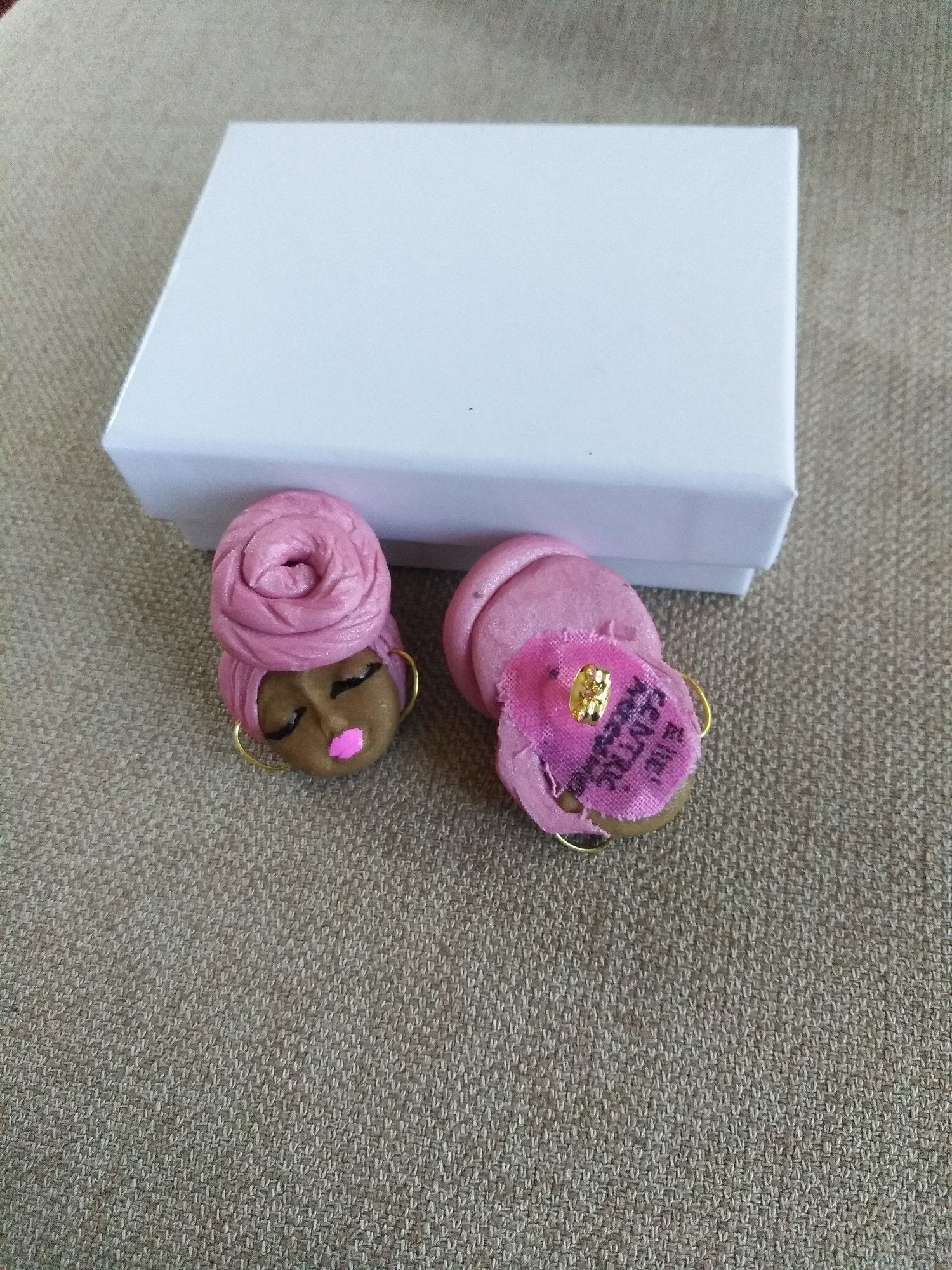 Little Miss Turban Stud Pink