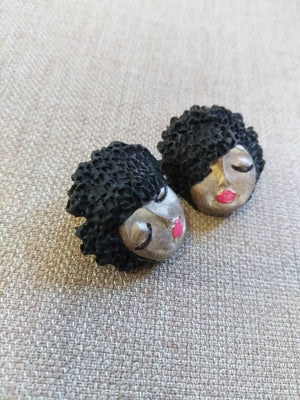 Little Miss  Stud Earring Bronz