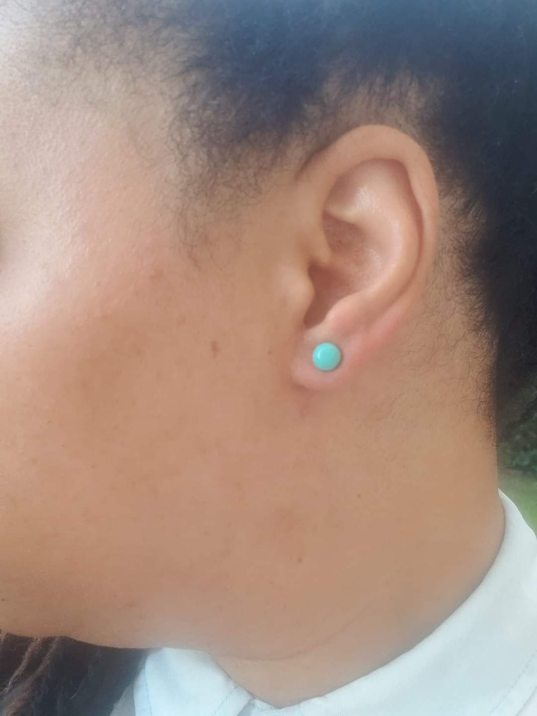 Small Dot Opalite Stud