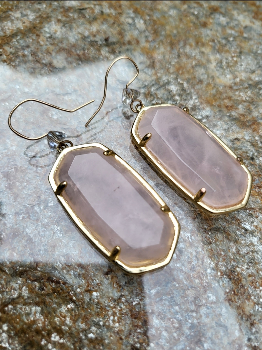 Rose Quartz Earrings