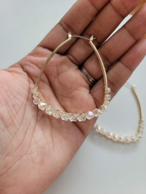 Crystal Bell Hoop