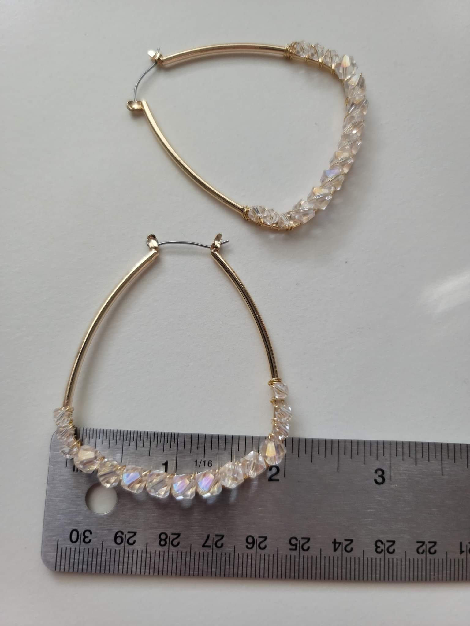 Crystal Bell Hoop