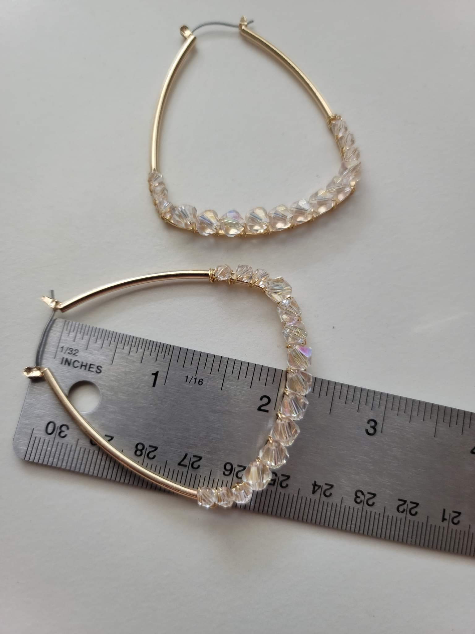 Crystal Bell Hoop