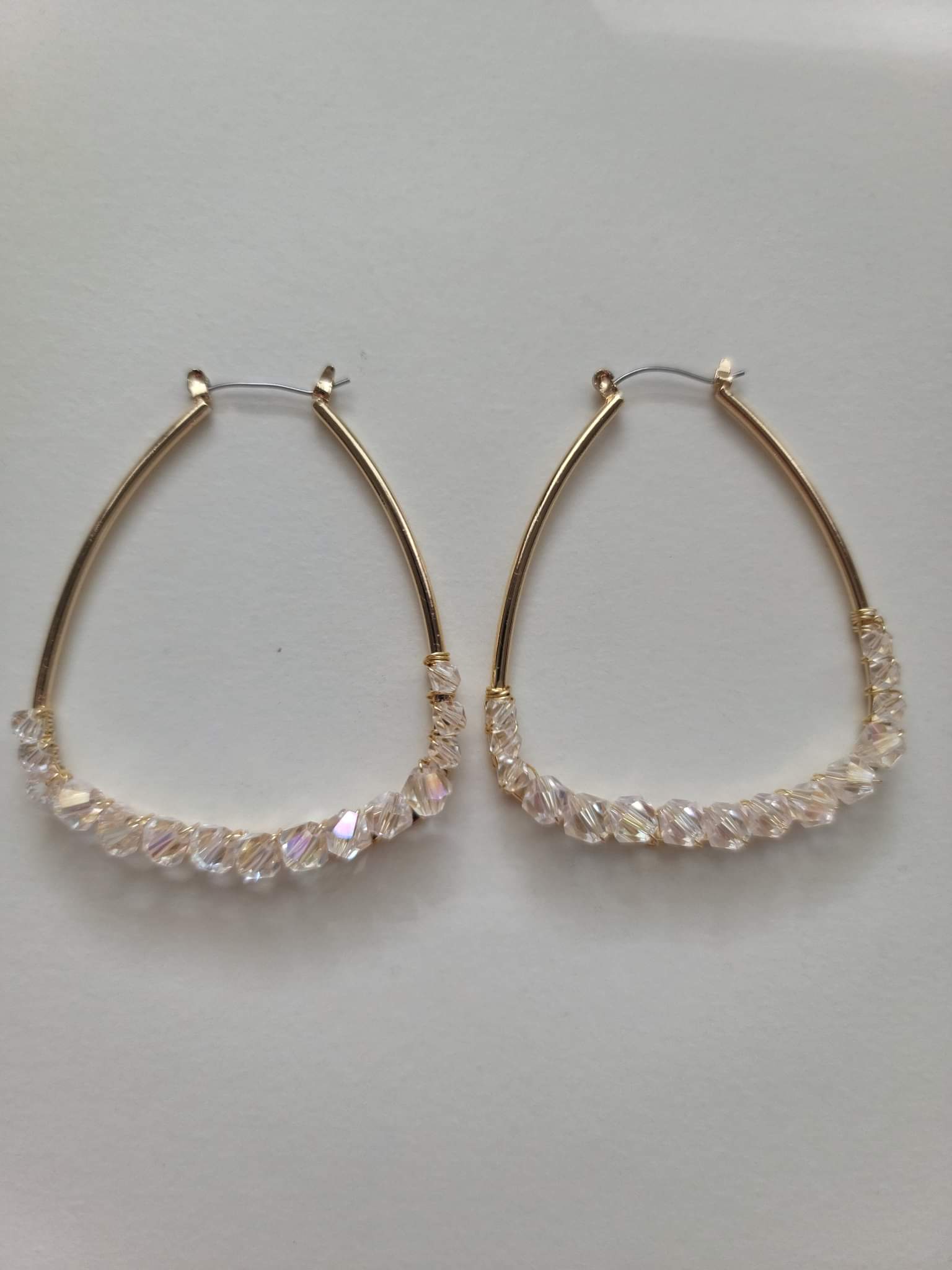 Crystal Bell Hoop