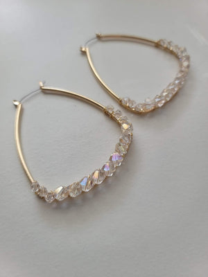 Crystal Bell Hoop